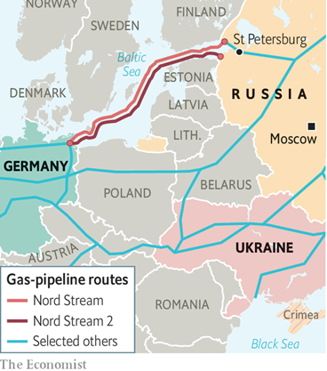 Gas Pipeline Routes