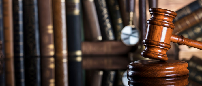 legal books and gavel
