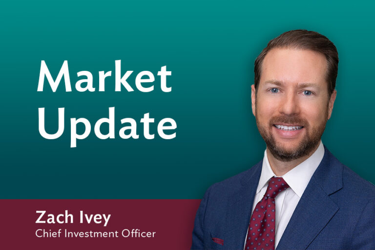 Market Update Graphic, Zach Ivey Market Insights