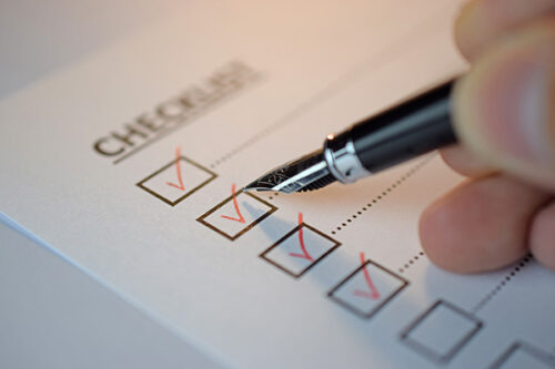 financial checklist