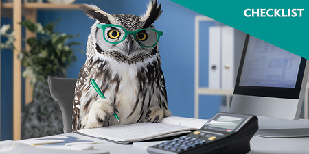 avoid a big tax bill checklist