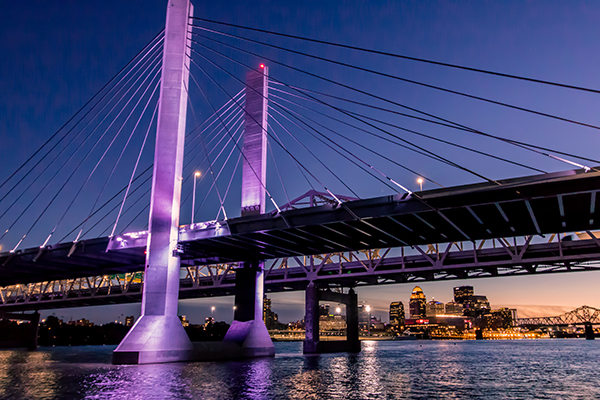 Abraham Lincoln bridge, Louisville, KY