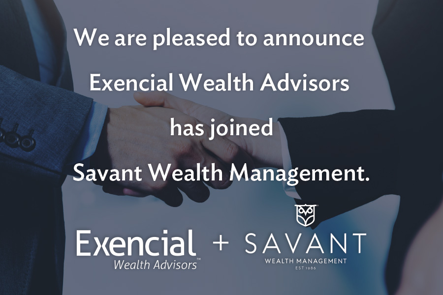Savant Wealth Management Partners with Exencial Wealth Advisors