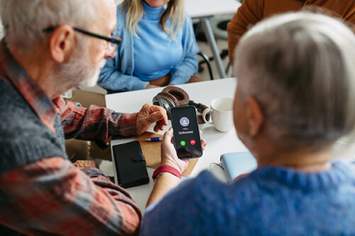 financial scam targeting older adult