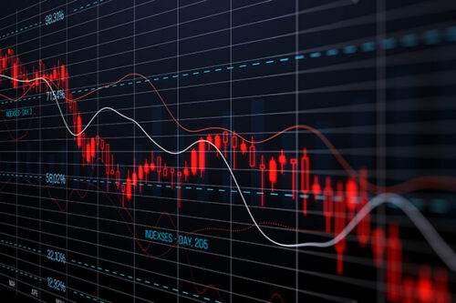 image showing stock market volatility