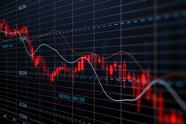 image showing stock market volatility