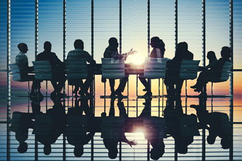 executive board of a public or private company