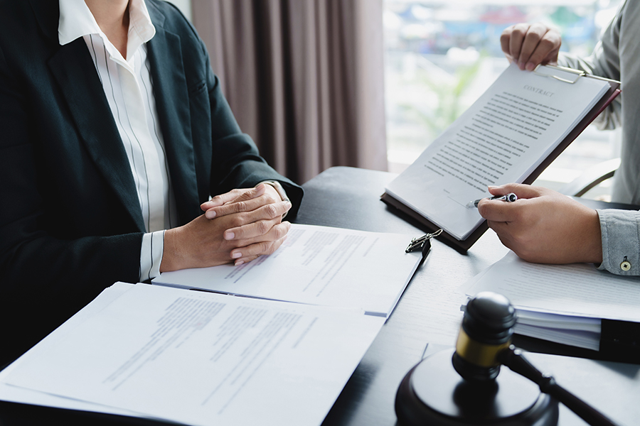 family office meeting with documents estate plan